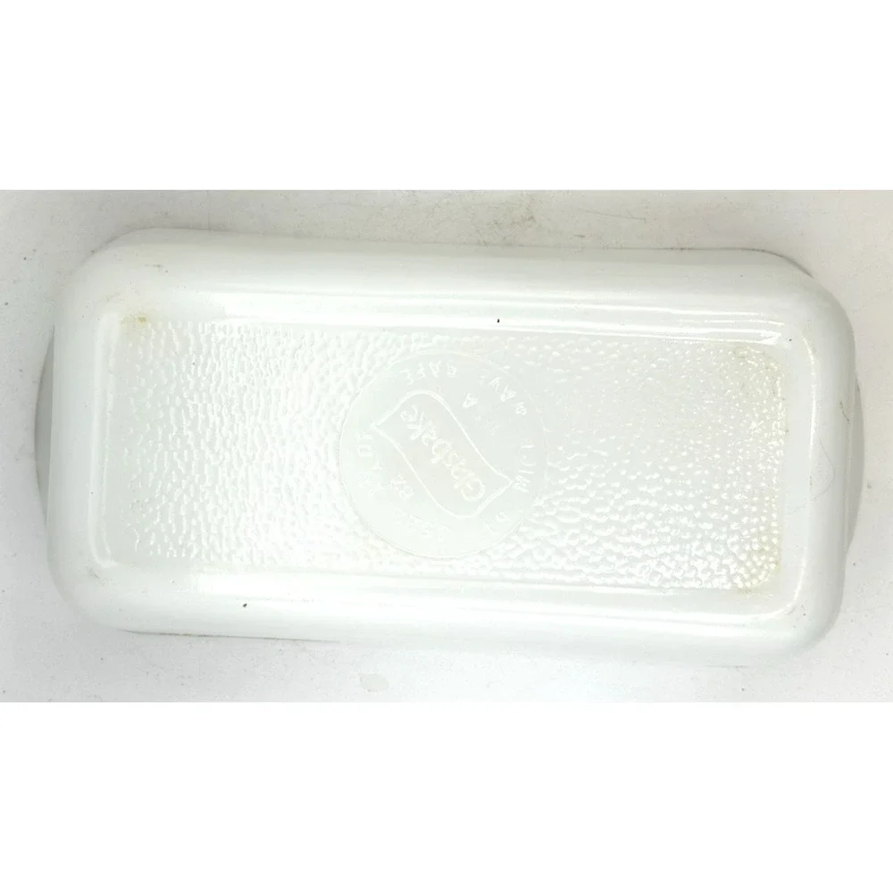 VTG GLASBAKE MILK GLASS 10